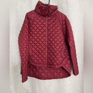 Athleta whisper featherless jacket in Canyon Red